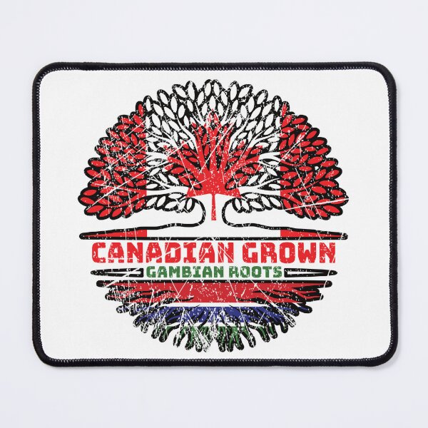 Item preview, Gambia Gambian Canadian Canada Tree Roots Flag designed and sold by FlagX.