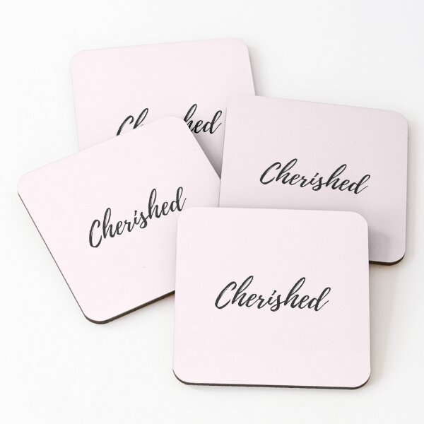 Item preview, Cherished - Lavender Blush (black text) designed and sold by BluesSketchbook.