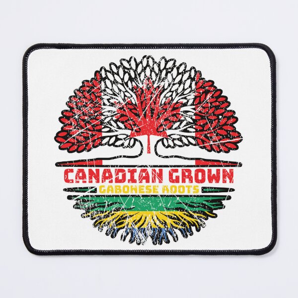Item preview, Gabon Gabonese Canadian Canada Tree Roots Flag designed and sold by FlagX.