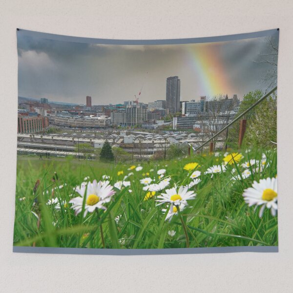 Item preview, Sheffield Springtime Cityscape designed and sold by Alisonchambers2.
