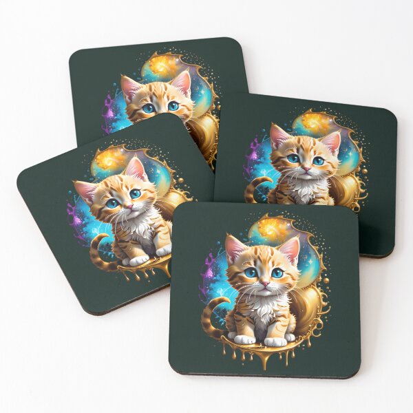 Artikelvorschau, Cute Celestial Kitty Cat entworfen und verkauft von TheArtOfPat.
