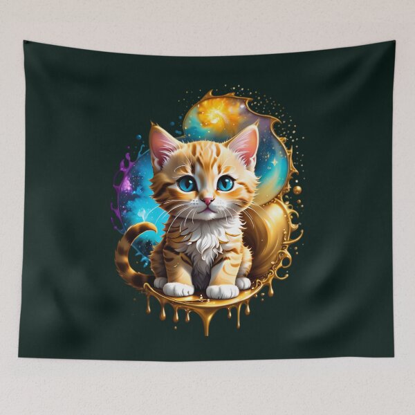 Item preview, Cute Celestial Kitty Cat designed and sold by TheArtOfPat.