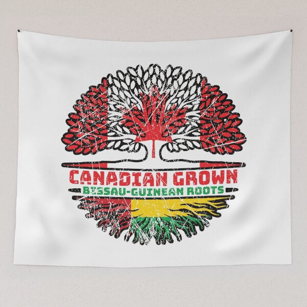 Item preview, Guinea-Bissau Bissau-Guinean Canadian Canada Tree Roots Flag designed and sold by FlagX.