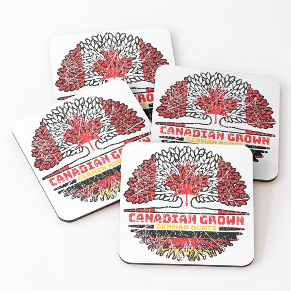 Item preview, German Germany Canadian Canada Tree Roots Flag designed and sold by FlagX.
