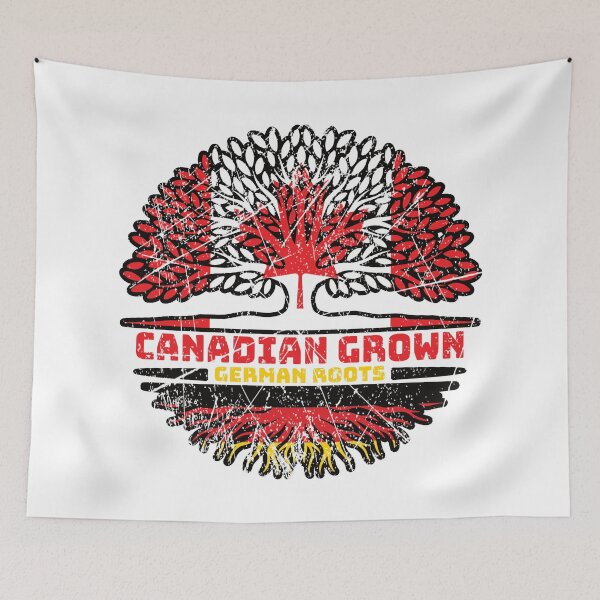 Item preview, German Germany Canadian Canada Tree Roots Flag designed and sold by FlagX.