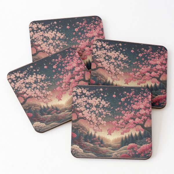 Item preview, Blooming Japanese Sakura Cherry Blossom Tree Scenery designed and sold by Illuministique.