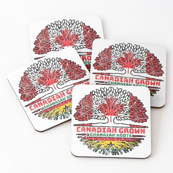 Item preview, Ghana Ghanaian Canadian Canada Tree Roots Flag designed and sold by FlagX.