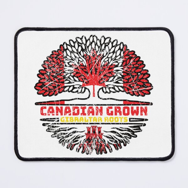 Item preview, Gibraltar Gibraltarian Canadian Canada Tree Roots Flag designed and sold by FlagX.