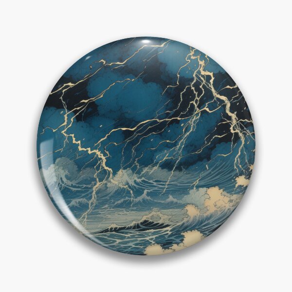 Item preview, Thunderstorm at Sea Hokusai 1 designed and sold by AstroRisq.