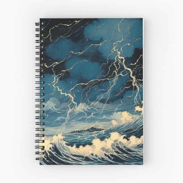 Item preview, Thunderstorm at Sea Hokusai 1 designed and sold by AstroRisq.