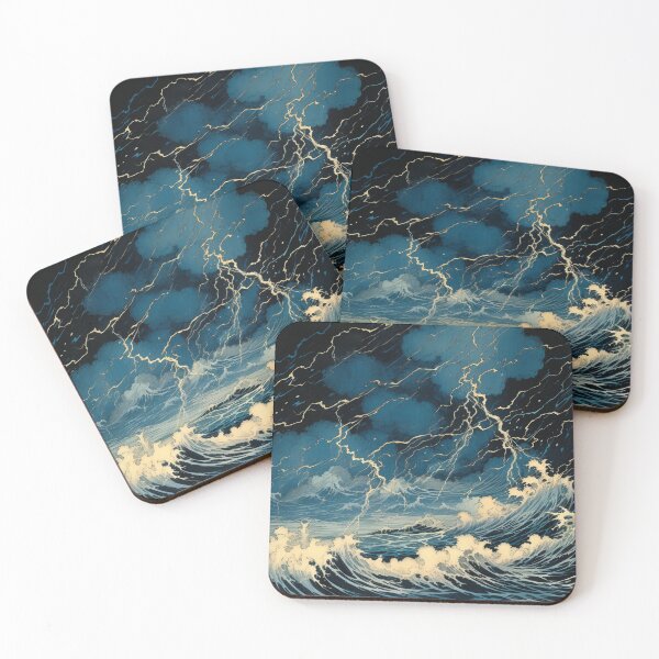 Item preview, Thunderstorm at Sea Hokusai 1 designed and sold by AstroRisq.