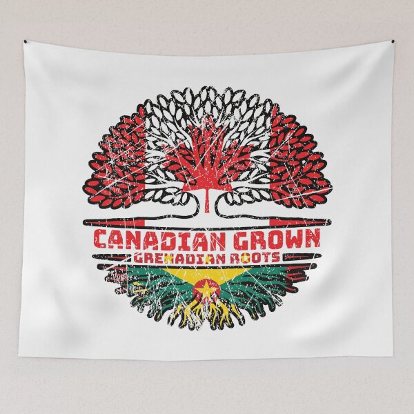 Item preview, Grenada Grenadian Canadian Canada Tree Roots Flag designed and sold by FlagX.