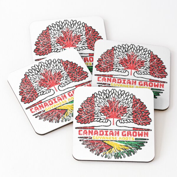 Item preview, Guyana Guyanese Canadian Canada Tree Roots Flag designed and sold by FlagX.