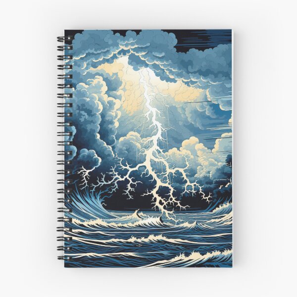Item preview, Thunderstorm at Sea Hokusai 2 designed and sold by AstroRisq.