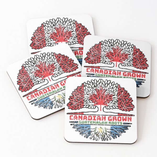 Item preview, Guatemala Guatemalan Canadian Canada Tree Roots Flag designed and sold by FlagX.