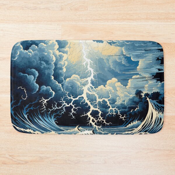 Item preview, Thunderstorm at Sea Hokusai 2 designed and sold by AstroRisq.