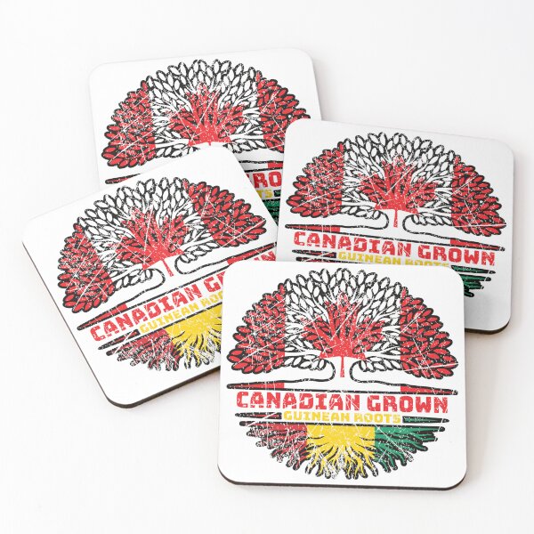 Item preview, Guinea Guinean Canadian Canada Tree Roots Flag designed and sold by FlagX.