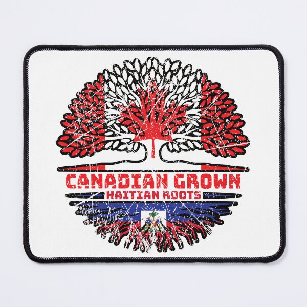 Item preview, Haiti Haitian Canadian Canada Tree Roots Flag designed and sold by FlagX.