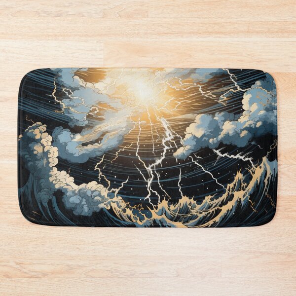 Item preview, Thunderstorm at Sea Hokusai 3 designed and sold by AstroRisq.