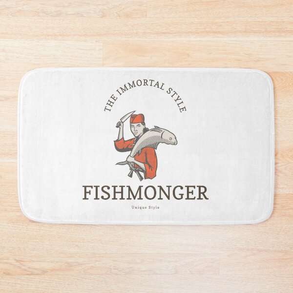 Artikelvorschau, Vintage Fischhändler - Old-School Meeresfrüchte Markt T-Shirt entworfen und verkauft von DeCodeArtShop.