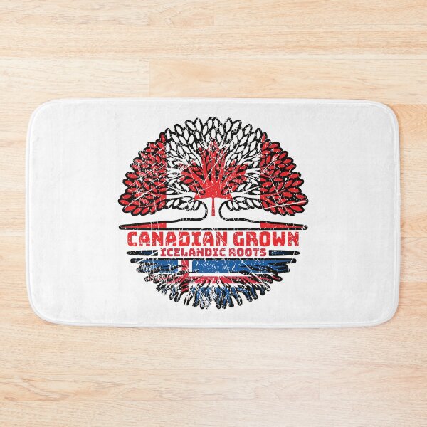 Item preview, Iceland Icelandic Canadian Canada Tree Roots Flag designed and sold by FlagX.