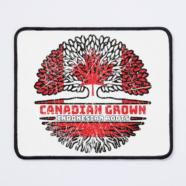 Item preview, Indonesia Indonesian Canadian Canada Tree Roots Flag designed and sold by FlagX.