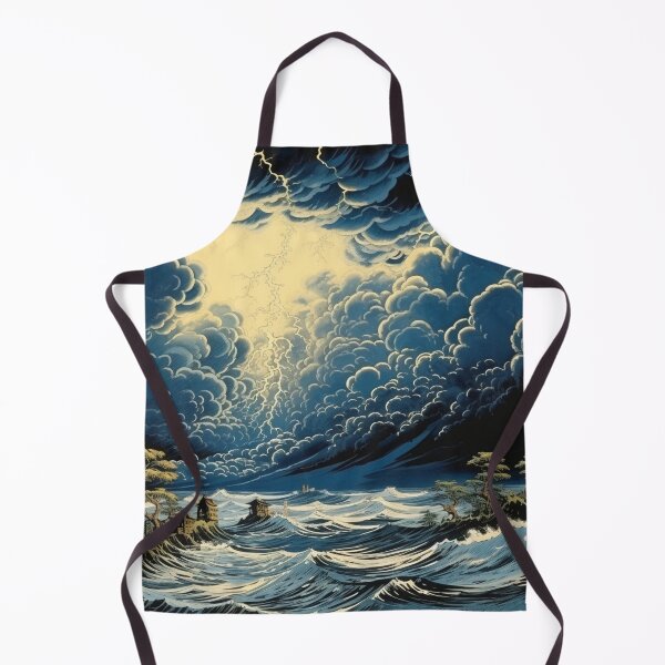 Item preview, Thunderstorm at Sea Hokusai 4 designed and sold by AstroRisq.