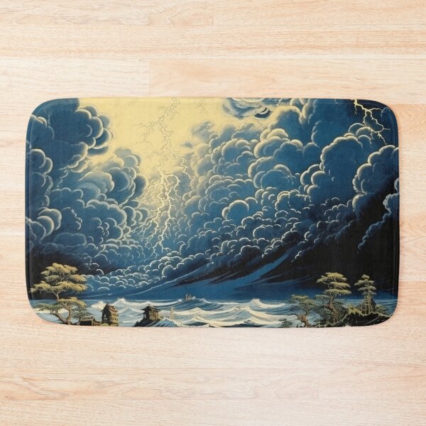 Item preview, Thunderstorm at Sea Hokusai 4 designed and sold by AstroRisq.