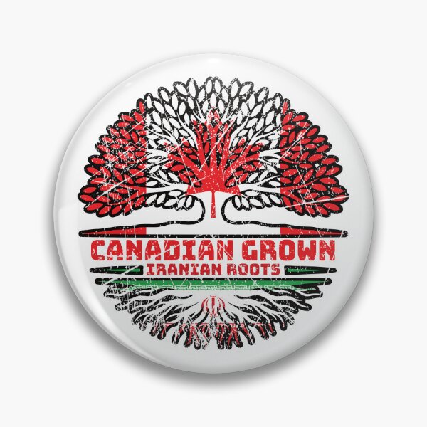 Item preview, Iran Iranian Canadian Canada Tree Roots Flag designed and sold by FlagX.