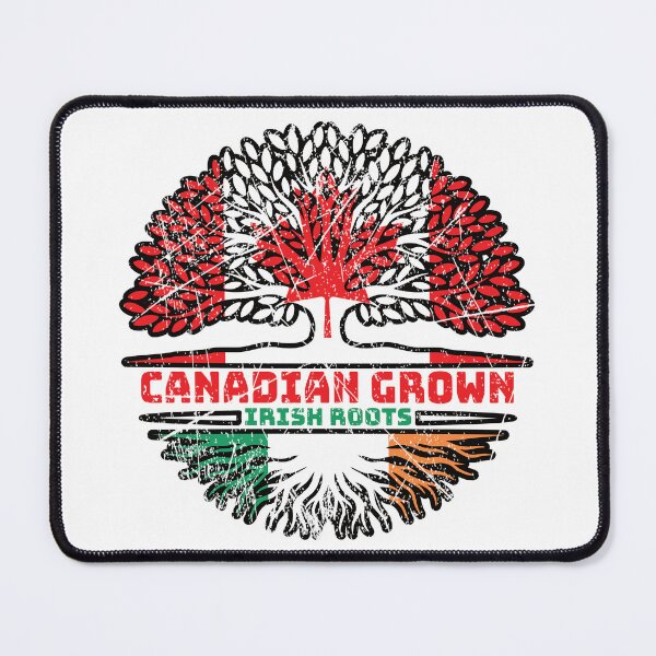 Item preview, Ireland Irish Canadian Canada Tree Roots Flag designed and sold by FlagX.