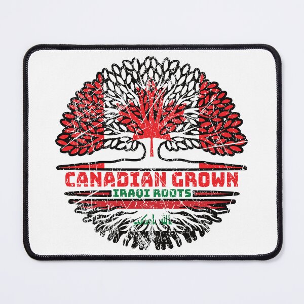 Item preview, Iraq Iraqi Canadian Canada Tree Roots Flag designed and sold by FlagX.