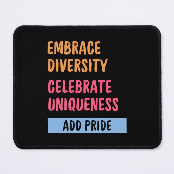 Item preview, ADD Pride Embrace diversity celebrate uniqueness designed and sold by annoying-shirts.