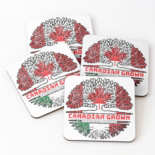 Item preview, Italy Italian Canadian Canada Tree Roots Flag designed and sold by FlagX.