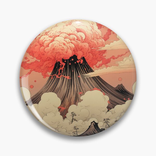 Item preview, Volcano Eruption Hokusai 2 designed and sold by AstroRisq.