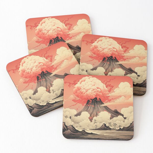 Item preview, Volcano Eruption Hokusai 2 designed and sold by AstroRisq.