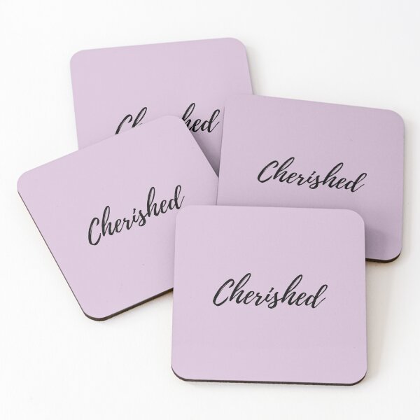 Item preview, Cherished - thistle (black text) designed and sold by BluesSketchbook.