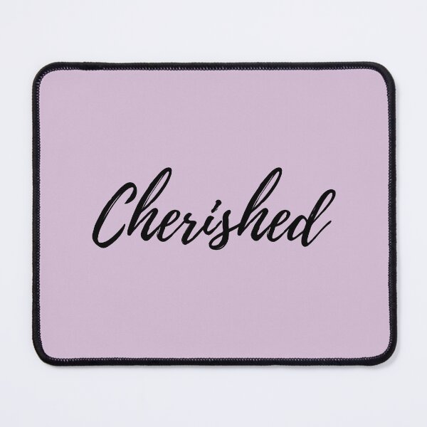 Item preview, Cherished - thistle (black text) designed and sold by BluesSketchbook.