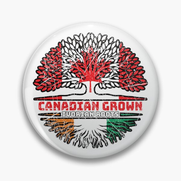 Item preview, Ivory Coast Ivorian Canadian Canada Tree Roots Flag designed and sold by FlagX.