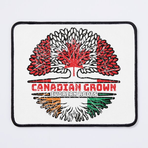 Item preview, Ivory Coast Ivorian Canadian Canada Tree Roots Flag designed and sold by FlagX.