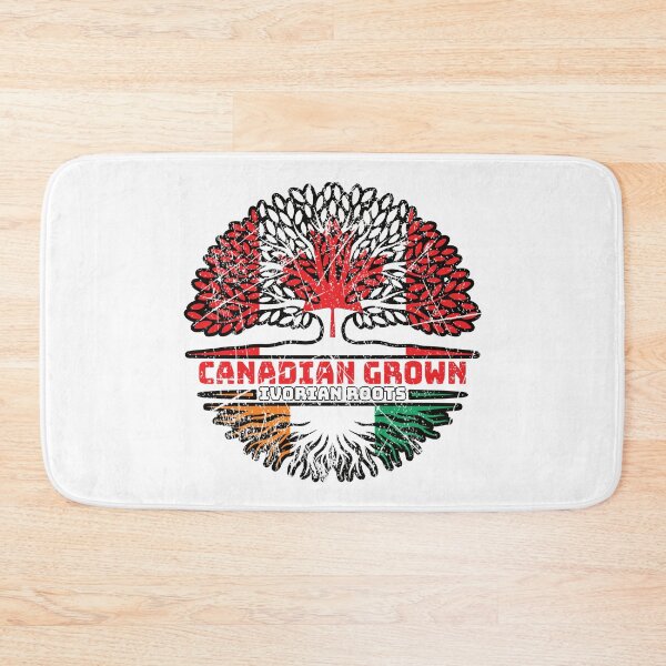 Item preview, Ivory Coast Ivorian Canadian Canada Tree Roots Flag designed and sold by FlagX.