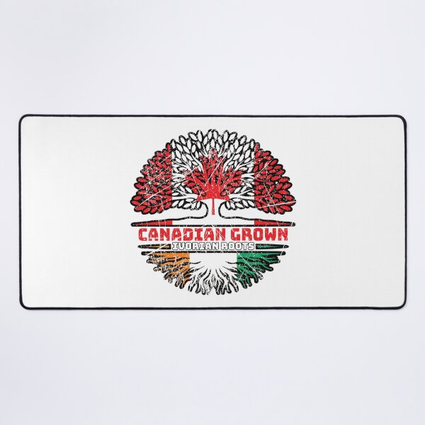 Item preview, Ivory Coast Ivorian Canadian Canada Tree Roots Flag designed and sold by FlagX.