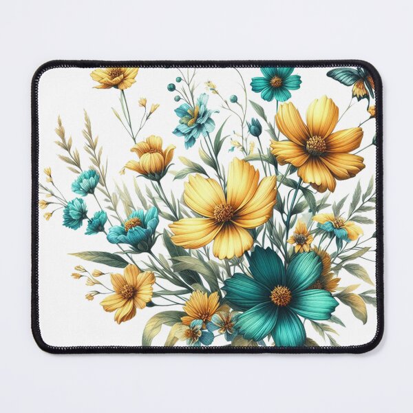 Item preview, Yellow and Turquoise designed and sold by clarkfraser.