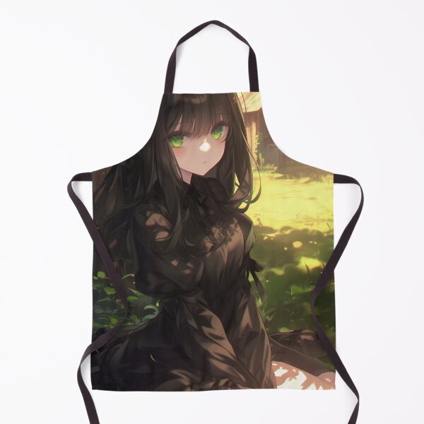Item preview, a girl with black hair and dressed in black designed and sold by Kawai Anime Shop.