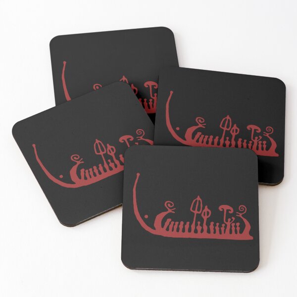 Item preview, Tanum Petroglyph (on black) designed and sold by DotorEaon.