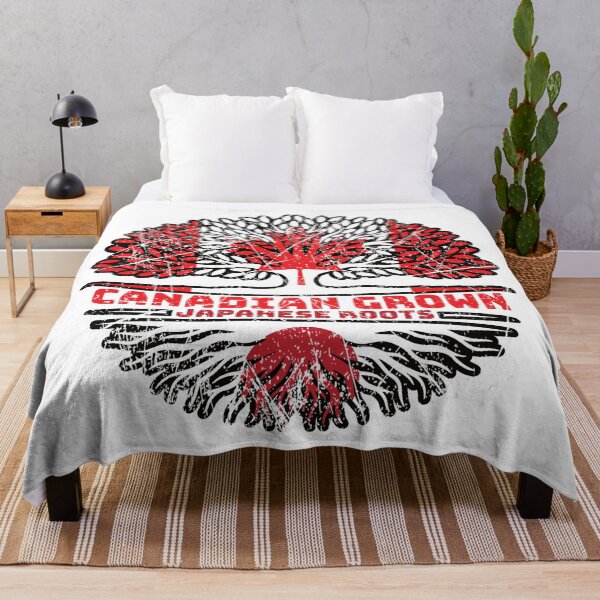 Item preview, Japan Japanese Canadian Canada Tree Roots Flag designed and sold by FlagX.
