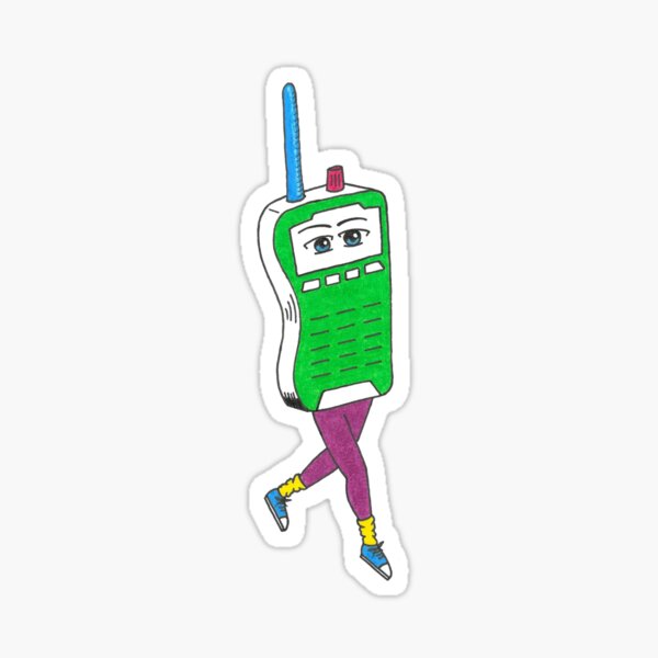 Aperçu de l'œuvre Talkie-walkie - Vert créée et vendue par BeeHouse.