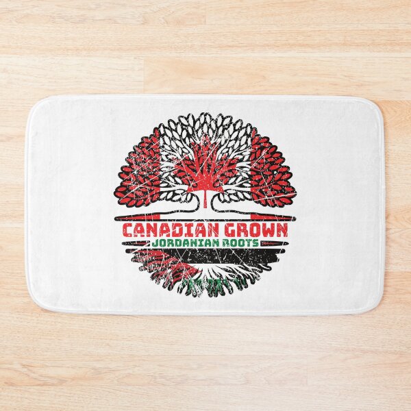 Item preview, Jordanian Jordan Canadian Canada Tree Roots Flag designed and sold by FlagX.