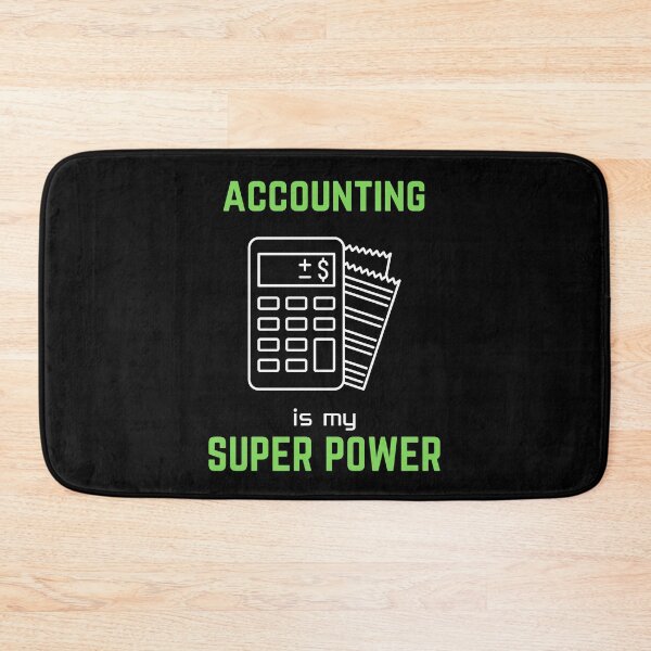 Aperçu de l'œuvre La comptabilité est mon super pouvoir créée et vendue par annoying-shirts.