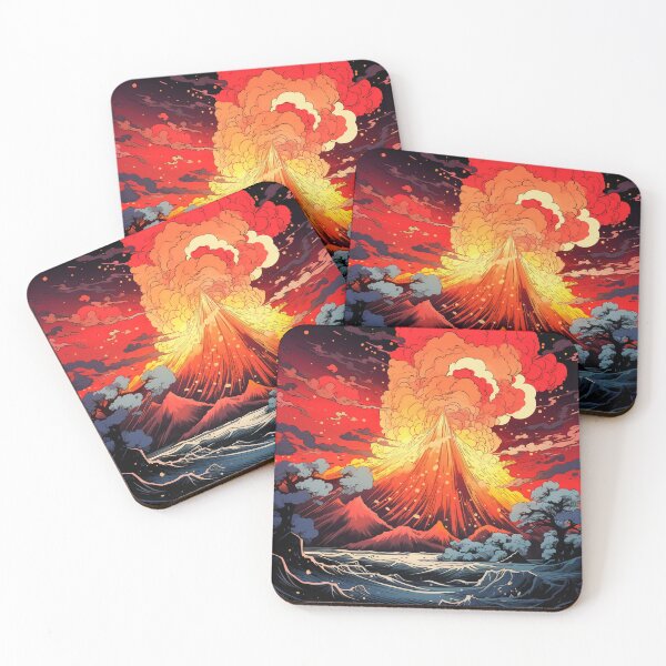 Item preview, Volcano Eruption Hokusai 3 designed and sold by AstroRisq.