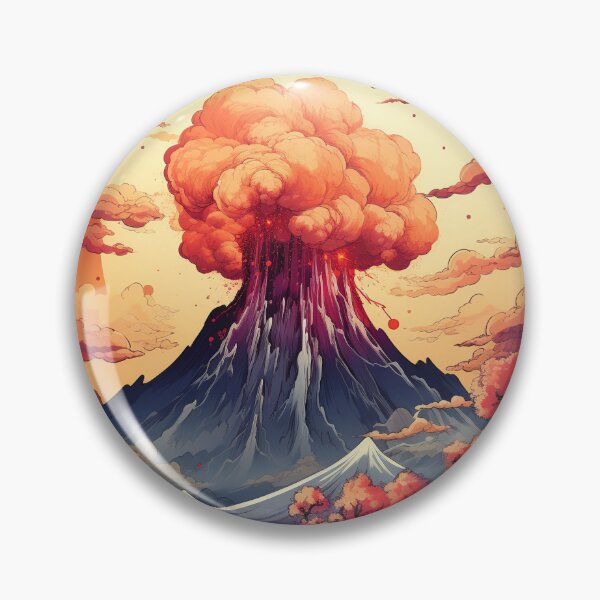 Item preview, Volcano Eruption Hokusai 4 designed and sold by AstroRisq.